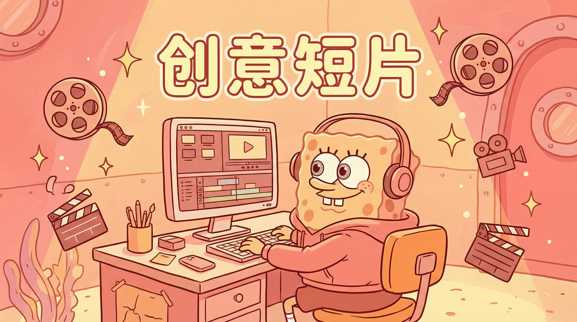 抖音风创意短片视频